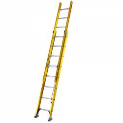 Werner ALFLO 775 Series Fibreglass Double Extension Ladder 8 Tread 2.5m 77525